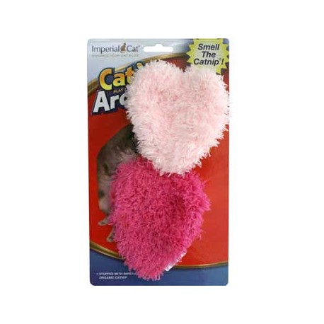 Cat 'n Around Toys (on Hang Card) Fuzzy Heart Duo