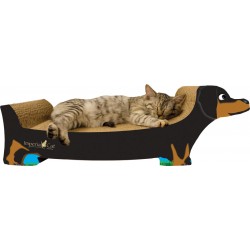 Imperial Cat Brown Dachshund Scratch 'n Shape, Large