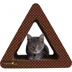 Imperial Cat Triangle Combo Scratch 'n Shape, Pink Polka Dot