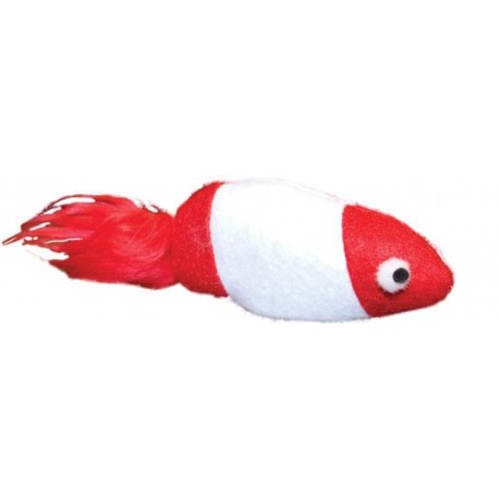 30cm, red Lalang Catnip Fish Toy Cat Interactive Chew Toy