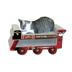 Kitties love to scratch and lounge on the Kitty Express!