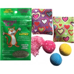 Imperial Cat Heart Pillow Catnip Toy Gift Bag