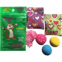 Imperial Cat Heart Pillow Catnip Toy Gift Bag