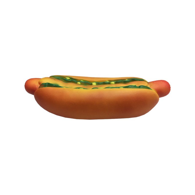 squeaky hot dog dog toy