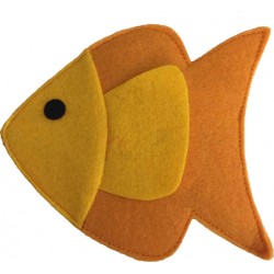 Imperial Cat Felt Fish Refillable Catnip Toy