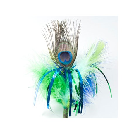 Go Cat Peacock Sparkler, 18" stick