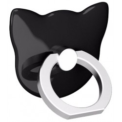 Cat-Shaped Mobile Phone Holder, 360-Degree Smart Phone Finger Ring Grip Holder