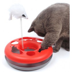 Spring Turntable Cat Toy