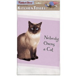 Nobody Owns A Cat Kitchen Towel