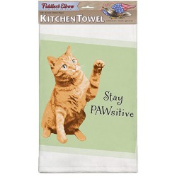 Stay PAWsitive Kitchen Towel