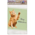 Stay PAWsitive Kitchen Towel