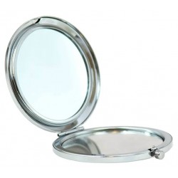 Round Cosmetic Mirror - Cat Print, Assorted