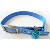 Hearts Reflective Safety Collar - BLUE