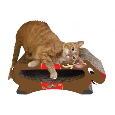 Your kitty will love to scratch and lounge on this scratcher!
