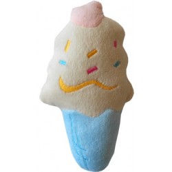Ice Cream Cone Refillable Catnip Toy