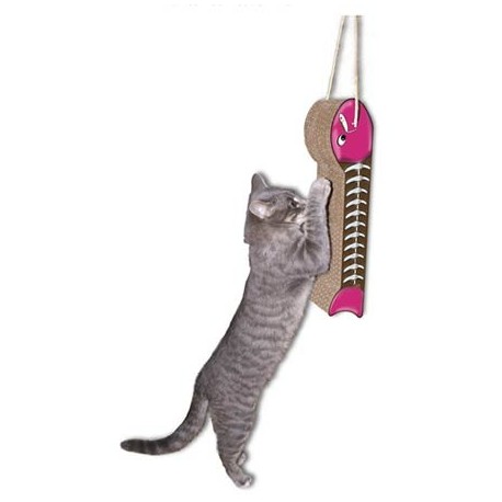 fish hanging scratcher for cats