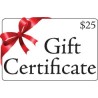 Gift Certificate valued at $25
