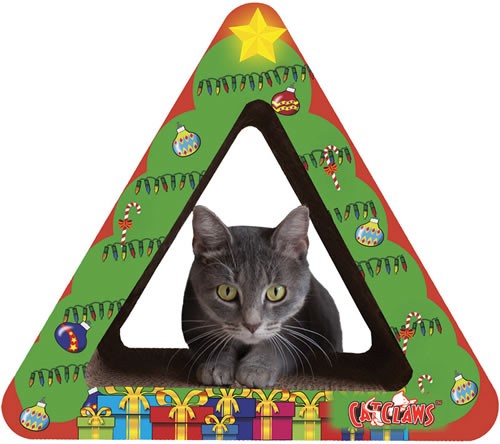 Triangle cardboard cat sales scratcher