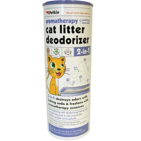 Sprinkle onto litter - smells great!