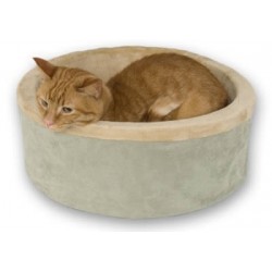 Kittens and older cats love the heated bed!