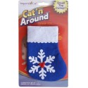 Snowflake Stocking Refillable Catnip Toy