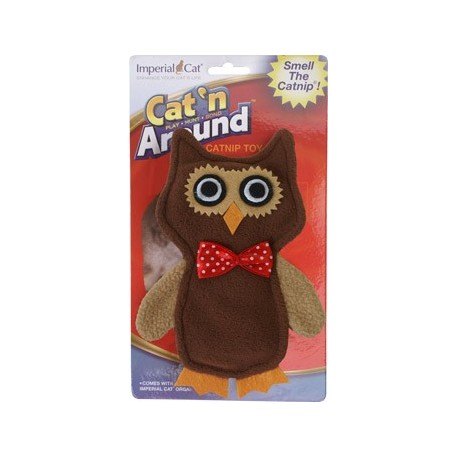 This little owl can be refilled with catnip!