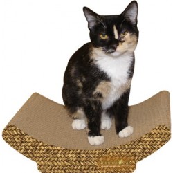 This cozy little shape is just right for kitty to curl up for a nap and provides months of scratching enjoyment