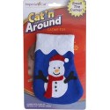 Snowman Stocking Refillable Catnip Toy