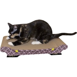 Imperial Cat Comfort Couch Scratch 'n Shape, Purple Paisley