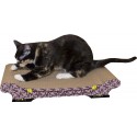 Imperial Cat Comfort Couch Scratch 'n Shape, Purple Paisley