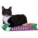 Imperial Cat Fish Bone Scratch 'n Shape, Purple and Green