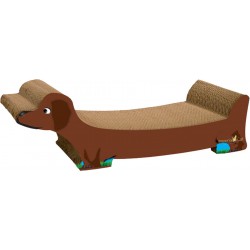 Imperial Cat Brown Dachshund Scratch 'n Shape, Large