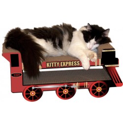 Imperial Cat Kitty Express Train Scratch 'n Shape