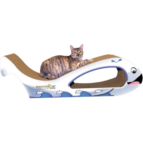 Imperial Cat Giant Whale Scratch 'n Shape, Beluga - Cat Claws, Inc