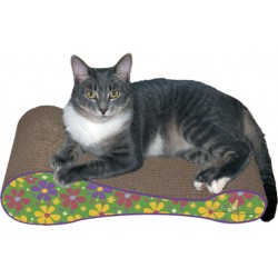 Imperial Cat The Sophia Scratch 'n Shape, Retro Green Floral