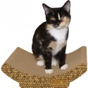 Imperial Cat Cozy Curl Scratch 'N Shape, Basket Weave Print