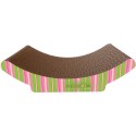 Imperial Cat Cozy Curl Scratch 'n Shape, Pink and Lime Stripe
