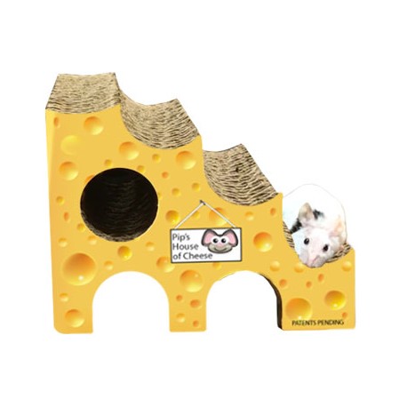 Allows small animals to Nibble, Climb & Hide throughout the holes!