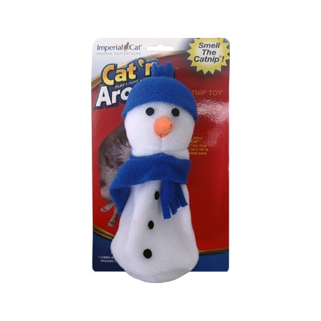 Imperial Cat Cat 'n Around, Sam Snowman, Refillable Catnip Toy