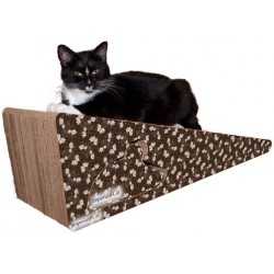 Imperial Cat Giant Wedge Scratch 'n Shape, Brown Floral