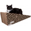 Imperial Cat Giant Wedge Scratch 'n Shape, Brown Floral