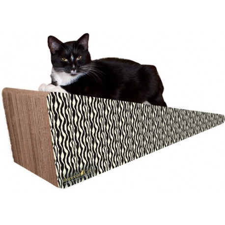 Imperial Cat Giant Wedge Scratch 'n Shape, Zebra