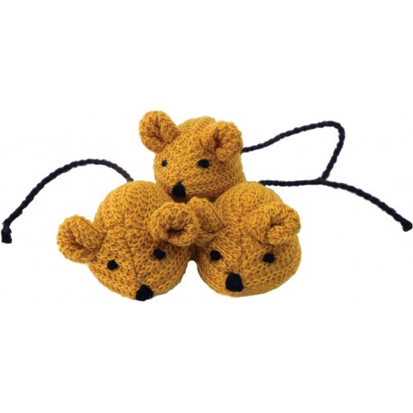 Imperial Cat Knit Catnip Trio Mice Toy