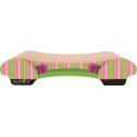 Imperial Cat Bella Scratch 'n Shape, Pink and Green Stripe