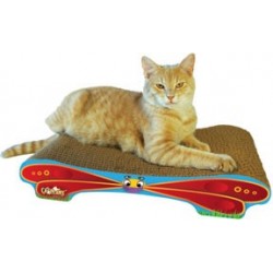 Sturdy scratcher made for scratching and relaxing
