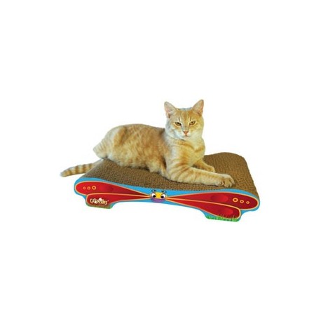 Sturdy scratcher made for scratching and relaxing