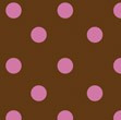 Brown with Pink Polka Dots